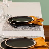 Jogo Americano Copa E Cia Avulso Loom 30x45 Cm Sirius Grey - 5