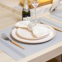 Jogo Americano Copa E Cia Avulso Loom 35x48 Cm Silver - 3