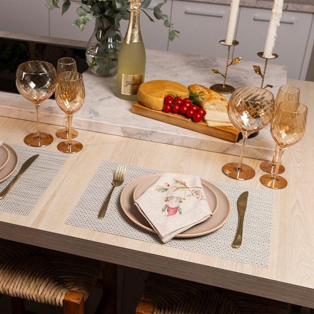 Jogo Americano Copa E Cia Avulso Loom 35x48 Cm Celebre Natural - 4