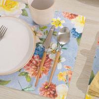 Jogo Americano Copa E Cia 6 Peças Pvc Print Primavera - 3