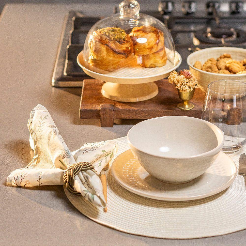 Jogo Americano Copa E Cia 6 Peças Luna Marfim - 3