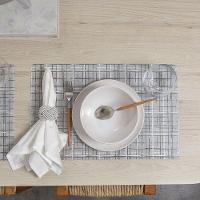 Jogo Americano Copa E Cia 6 Peças Pp Flex Xadrez Areia - 2