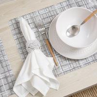 Jogo Americano Copa E Cia 6 Peças Pp Flex Xadrez Areia - 3