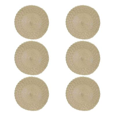 Jogo Americano Copa E Cia 6 Peças Starry Gold