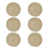 Jogo Americano Copa E Cia 6 Peças Starry Gold - 1