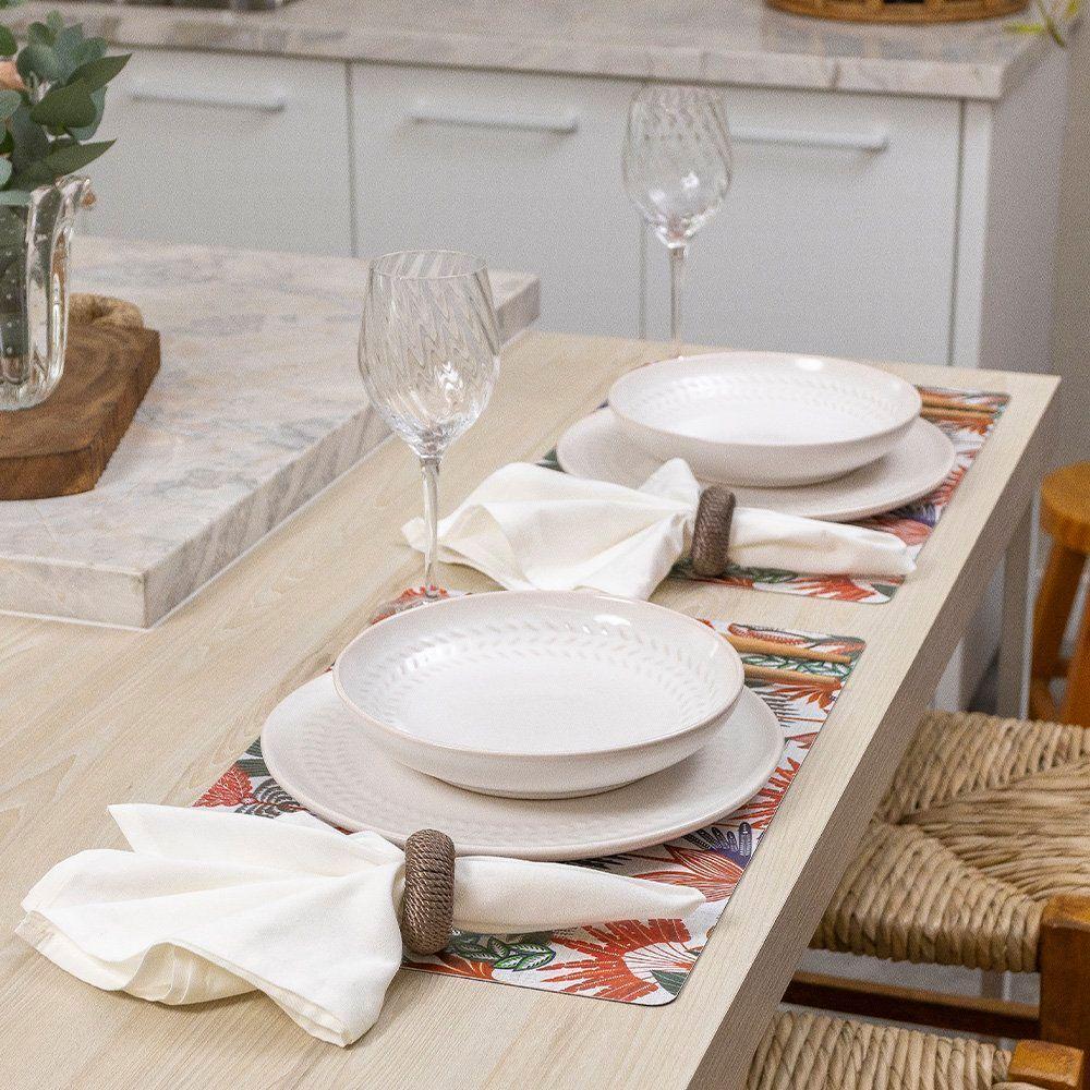 Jogo Americano Copa E Cia 6 Peças Pp Flex Botânico - 4