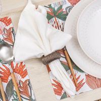 Jogo Americano Copa E Cia 6 Peças Pp Flex Botânico - 3