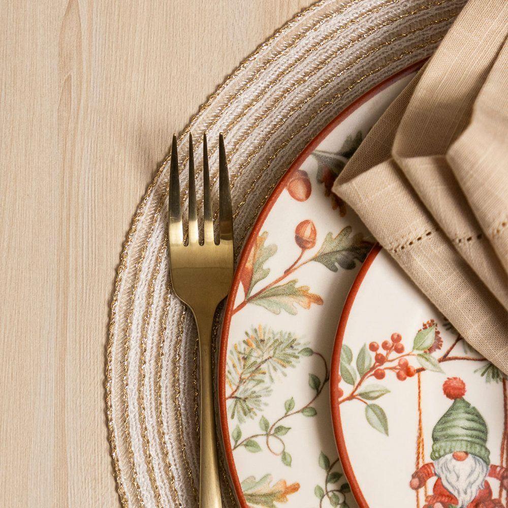 Jogo Americano Copa E Cia Avulso Snow Champagne Light - 2