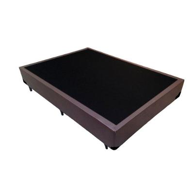 Cama Box Casal Sintético Extremo Reforçado Xerife Móveis Marrom 40x138x188