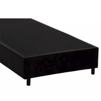 Cama Box Blindado Solteiro Extremo Reforçado Xerife Móveis Sintético Preto 40x88x188 - 3