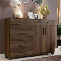 Cômoda Triunfo 8 Gavetas E 2 Portas Imbuía - 1