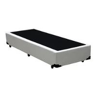 Cama Box Blindado Solteiro Extremo Reforçado Xerife Móveis Sintético Branco 40x88x188 - 1