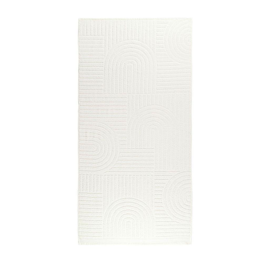 Toalha De Banho Auri 1,50m X 75cm 01 Peça 100% Algodão 530g/m² - Off White - 3