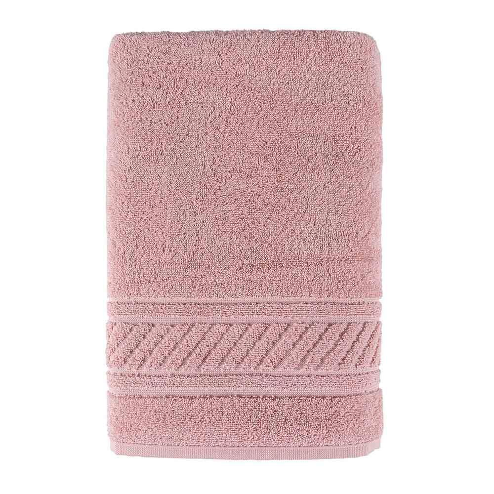 Toalha De Banho Yara 1,50m X 75cm 01 Peça 100% Algodão 530g/m² - Rosa - 1