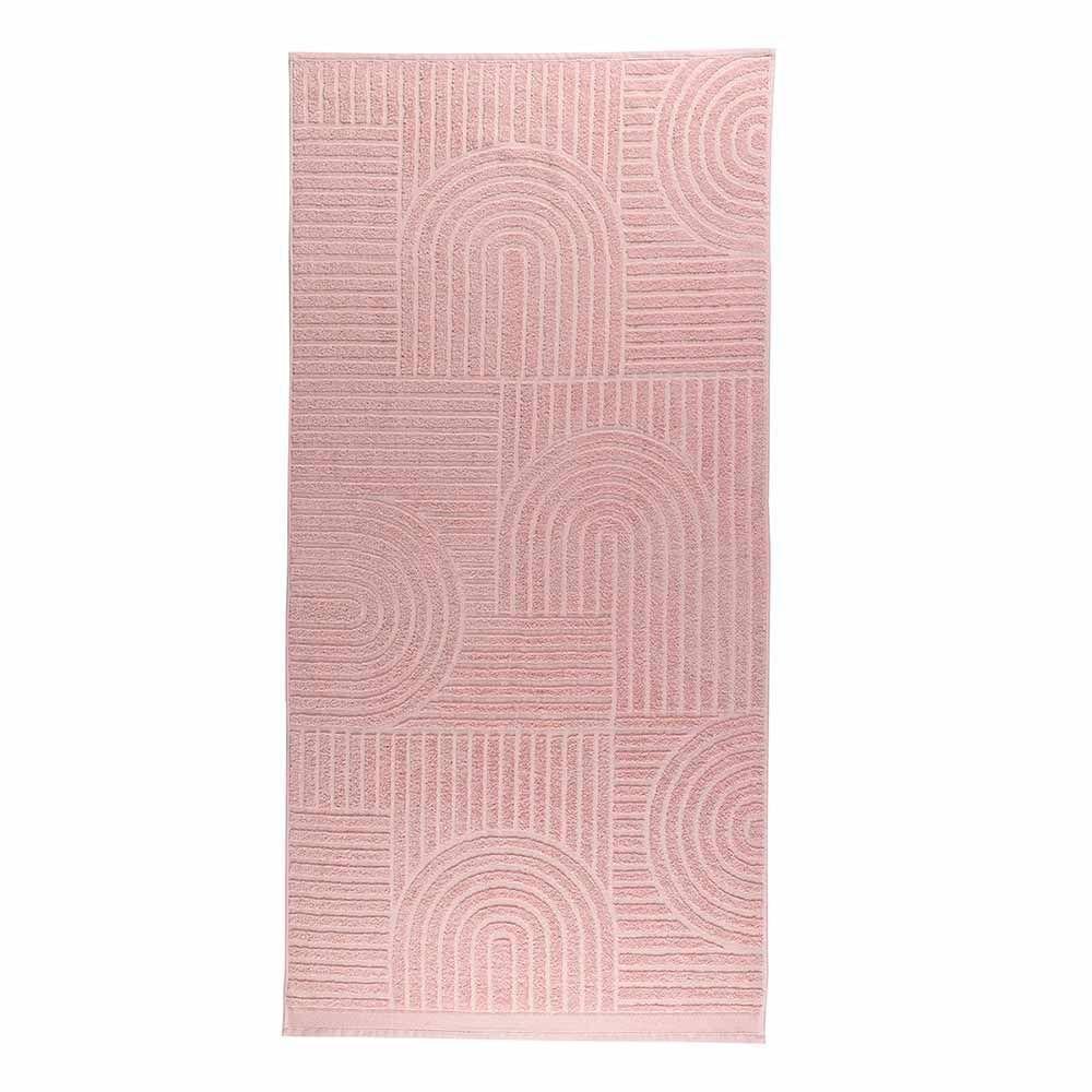 Toalha De Banho Auri 1,50m X 75cm 01 Peça 100% Algodão 530g/m² - Rosa - 4