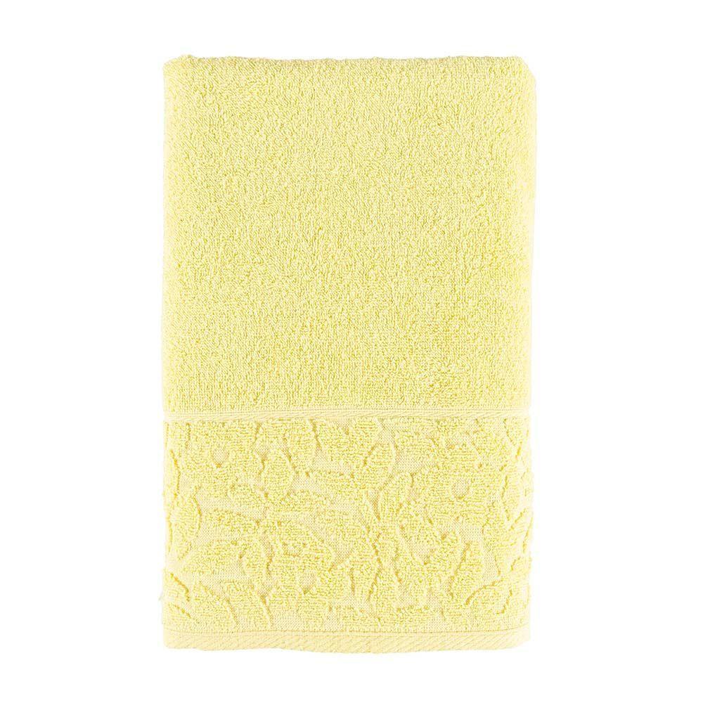 Toalha De Banho Dunae 1,50m X 75cm 01 Peça 100% Algodão 450g/m² - Amarelo - 1