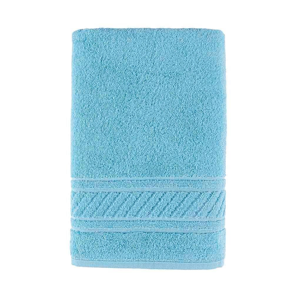 Toalha De Banho Yara 1,50m X 75cm 01 Peça 100% Algodão 530g/m² - Azul Cristal - 1