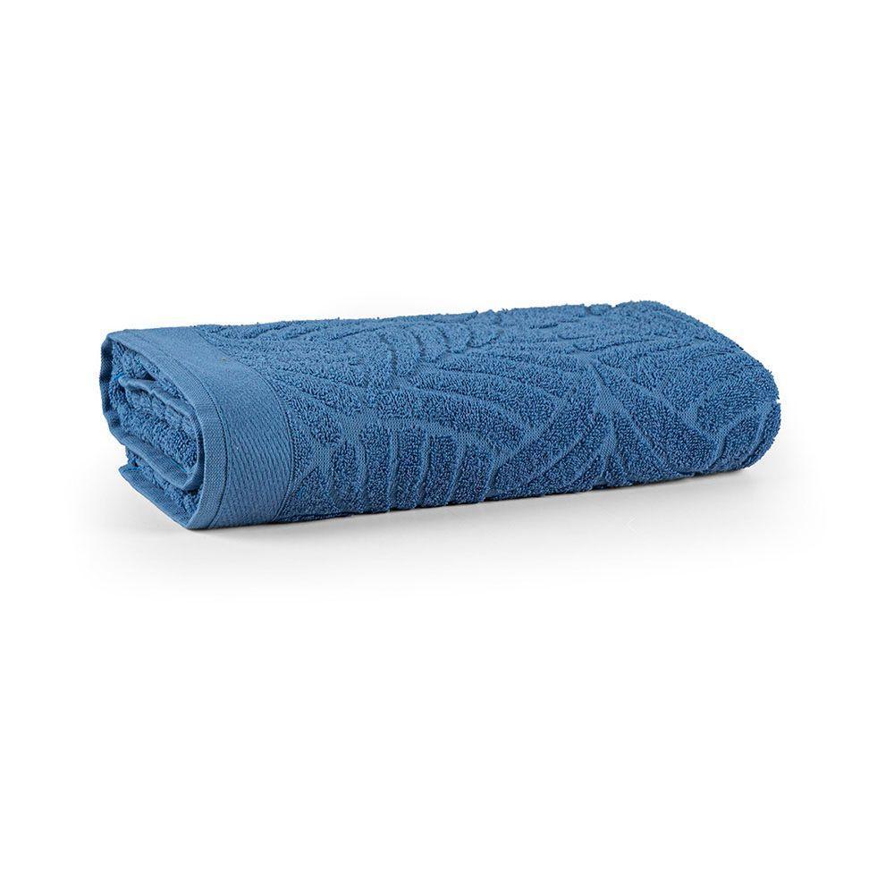 Toalha De Banho Numa 1,50m X 75cm 01 Peça 100% Algodão 470g/m² - Azul Mare - 4