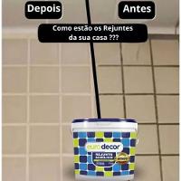 Rejunte P- Construção Eurodecor Rejunte Acrilico Cinza Platina 1kg - 4