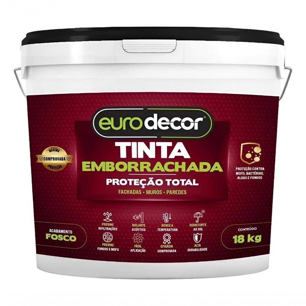 Tinta Emborrachada 18kg Contra Infiltração Fissura Trincas Gelo - 1