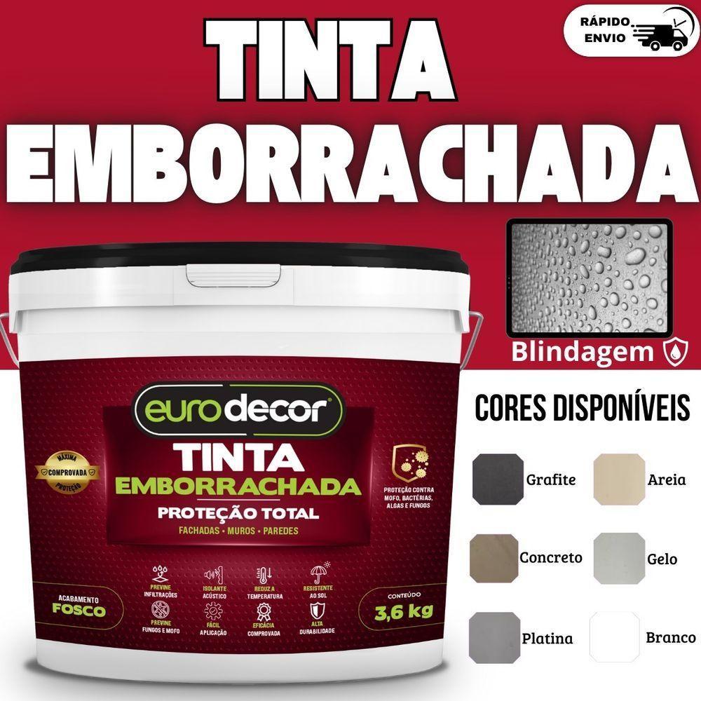 Tinta Emborrachada 3,6kg Contra Infiltração Fissura Trincas Gelo - 3