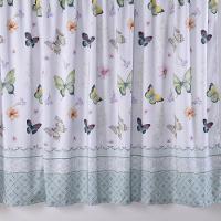 Cortina Juvenil Girl Estampada 2,00m Largura X 1,50m Altura - Borboleta - 100% Poliéster - 2