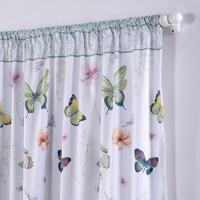 Cortina Juvenil Girl Estampada 2,00m Largura X 1,50m Altura - Borboleta - 100% Poliéster - 3