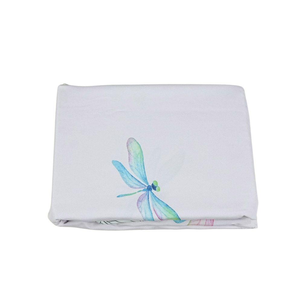 Cortina Juvenil Girl Estampada 2,00m Largura X 1,50m Altura - Libélula - 100% Poliéster - 5