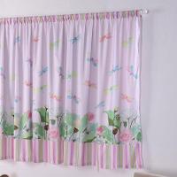 Cortina Juvenil Girl Estampada 2,00m Largura X 1,50m Altura - Libélula - 100% Poliéster