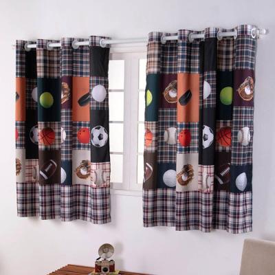 Cortina Juvenil Boy Estampada 2,00m Largura X 1,50m Altura - Esportes - 100% Poliéster