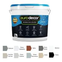 Borracha Liquida 12kg Flexível Solução Mofo Impermeabilização Acabamento Acetinado Cinza Calopsita - 2