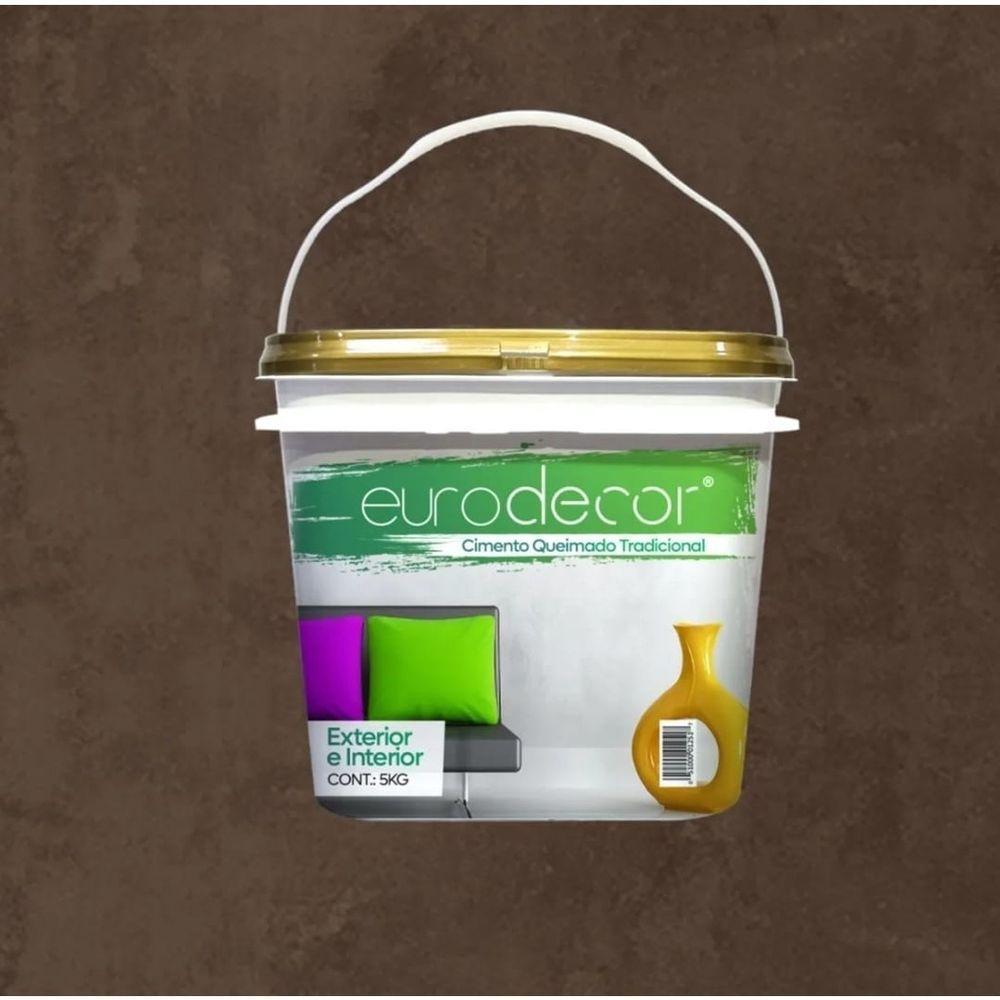 Cimento Queimado Pronto Eurodecor Coffee 5kg - 2