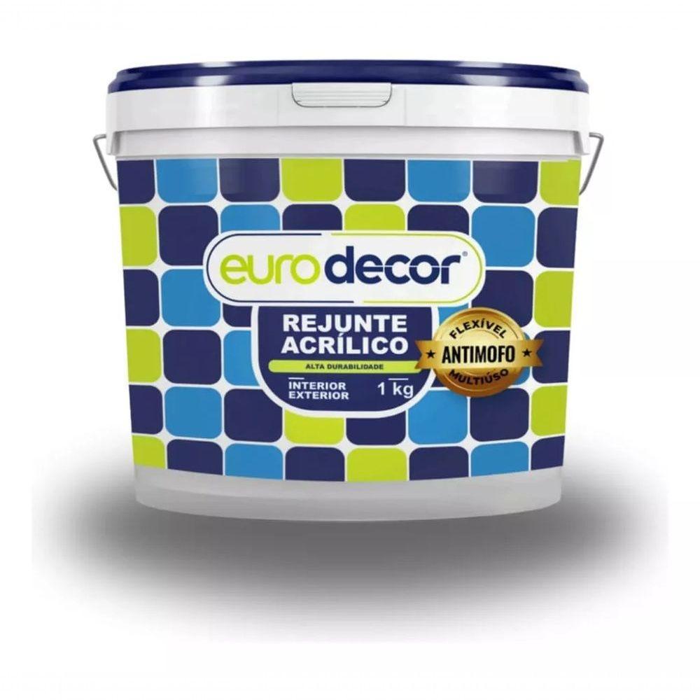 Rejunte P- Construção Eurodecor Rejunte Acrilico Branco 1kg - 1