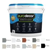 Borracha Liquida 4kg Flexível Solução Mofo Impermeabilização Acabamento Acetinado Cinza Titanium - 2