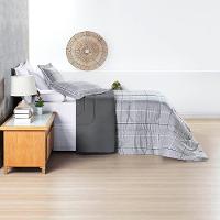 Kit Edredom Júlia Super King 3 Peças Dupla Face Micropercal 200 Fios - Dallas - 100% Poliéster - 3