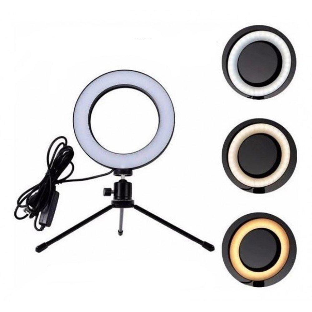 Iluminador Ring Light Selfie De LED - 8 - 1
