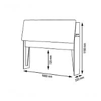 Cabeceira Estofada Yasminne Queen Naturalle - 2