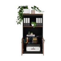 Armário De Escritório 80cm 2 Portas Com Chave Multimóveis Cr25298 Sevilha Preto - 5