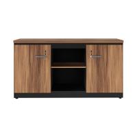 Balcão De Escritório 135cm 2 Portas Com Chave Multimóveis Cr25297 Sevilha Preto - 6