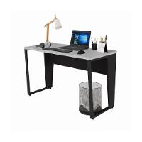 Escrivaninha Mesa De Escritório 120cm Multimóveis Cr25327 Cinza Preto - 2