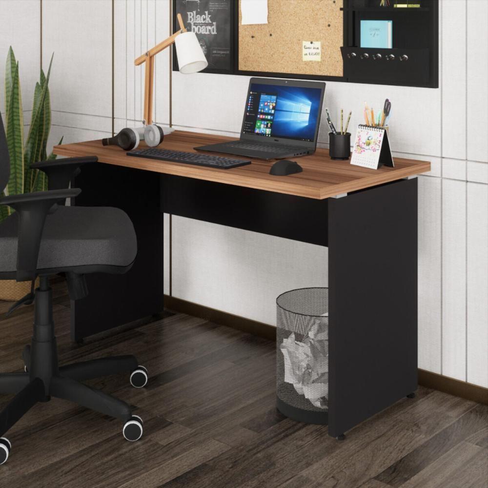 Escrivaninha Mesa De Escritório 120cm Multimóveis Cr25312 Sevilha Preto - 1