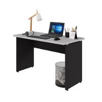 Escrivaninha Mesa De Escritório 120cm Multimóveis Cr25312 Cinza Preto - 2