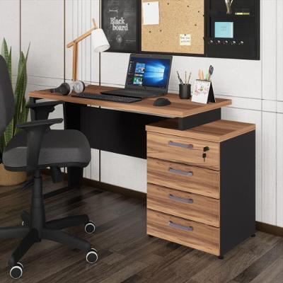 Escrivaninha Extensível 120cm 4 Gavetas Flex Multimóveis Cr25323 Sevilha Preto