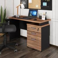 Escrivaninha 120cm Com 3 Gavetas Flex Multimóveis Cr25311 Sevilha Preto - 1