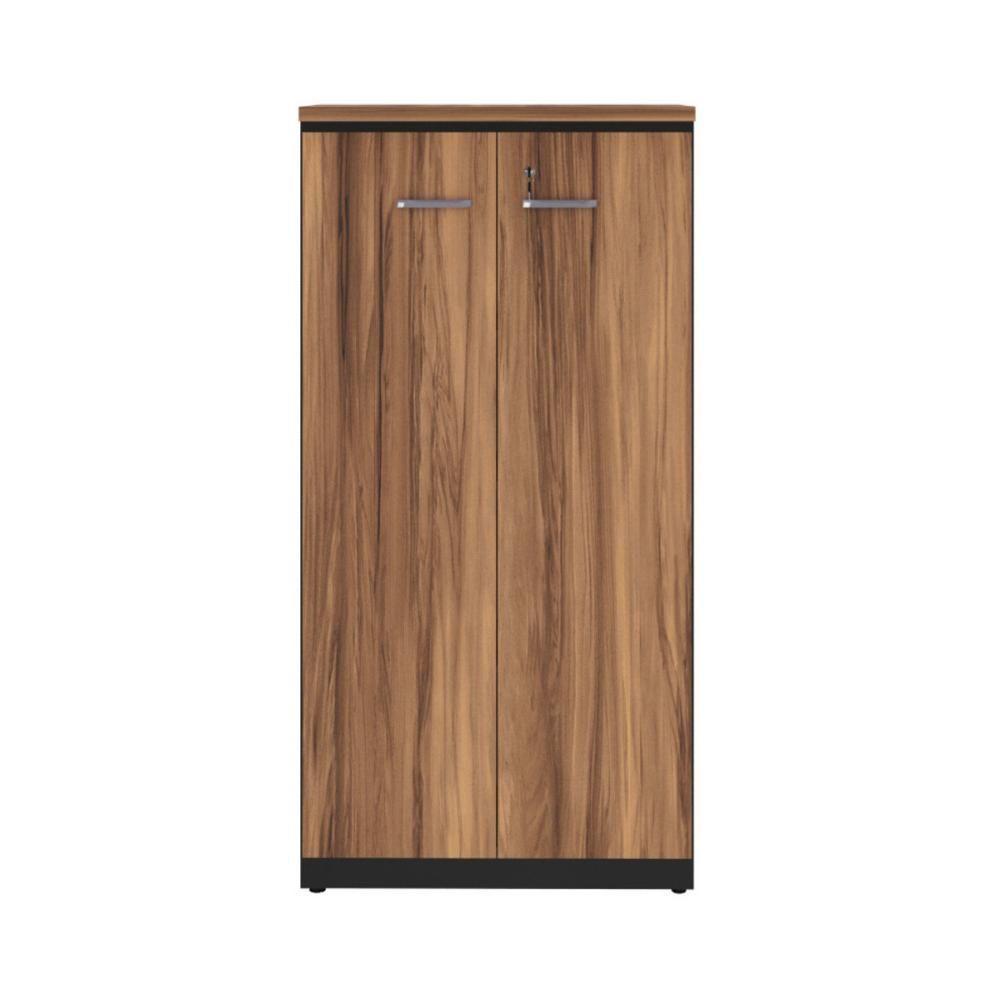 Armário De Escritório 80cm 2 Portas Com Chave Multimóveis Cr25294 Sevilha Preto - 6