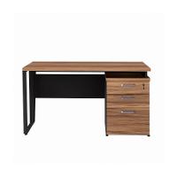 Escrivaninha Mesa Escritório 135cm 3 Gavetas Flex Multimóveis Cr25321 Sevilha Preto - 2