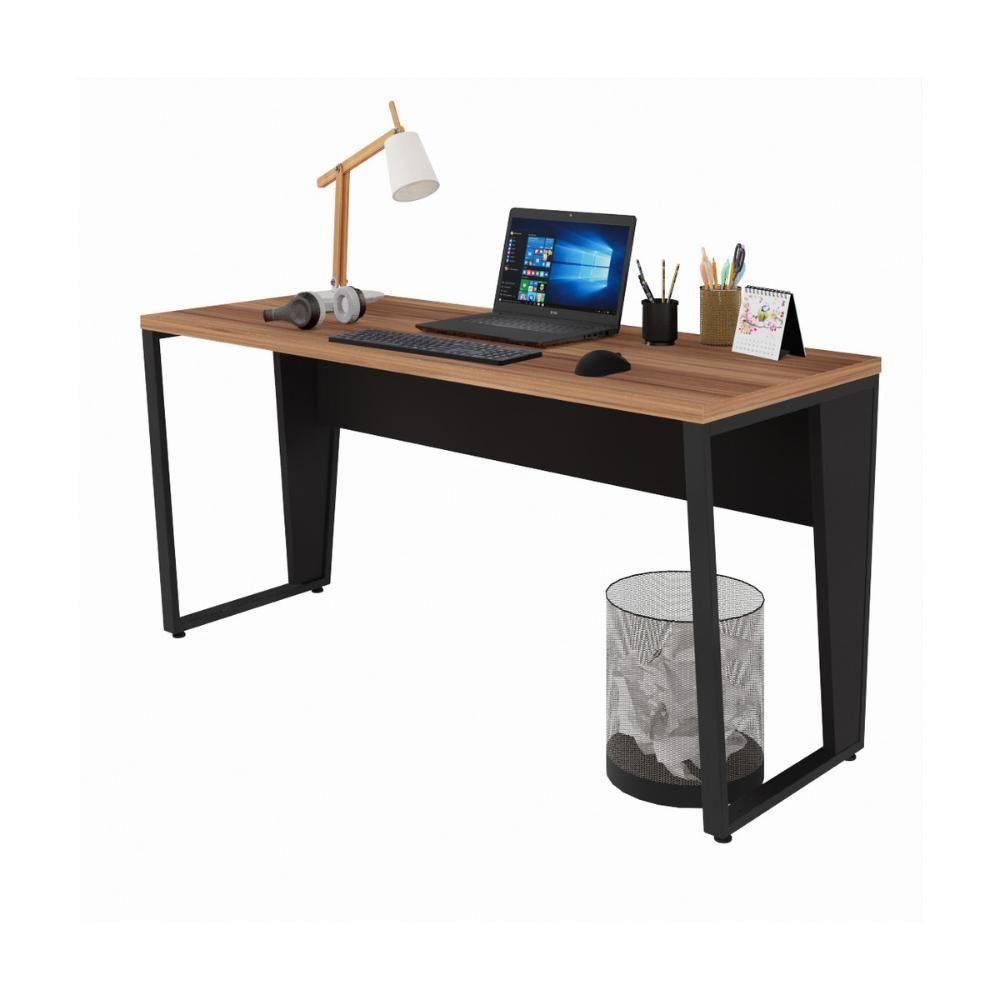 Escrivaninha Mesa De Escritório 150cm Multimóveis Cr25329 Sevilha Preto - 2