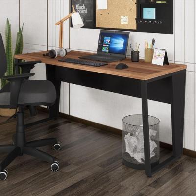 Mesa Retangular CR25329 Sevilha Moderno MDF 150cm Preto para Estudo