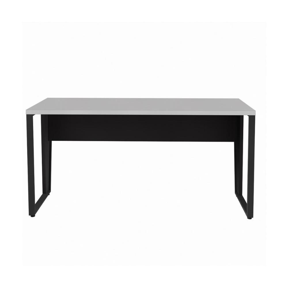 Escrivaninha Mesa De Escritório 150cm Multimóveis Cr25329 Cinza Preto - 6