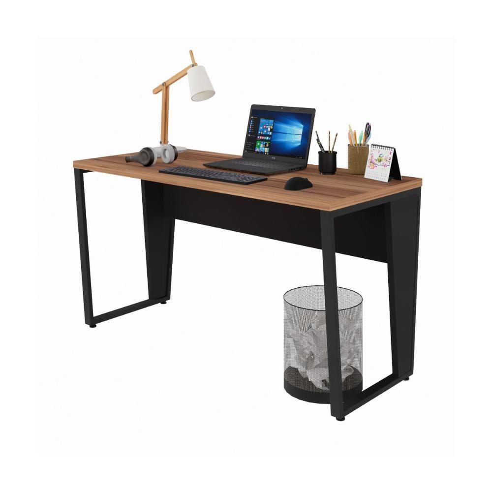 Escrivaninha Mesa De Escritório 135cm Multimóveis Cr25328 Sevilha Preto - 2